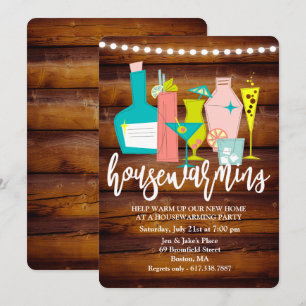 Cocktail Retro Boissons Invitation au réchauffemen