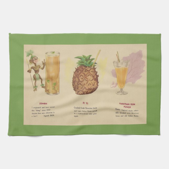 Cocktail Rezept Bar Handtuch (Horizontal)
