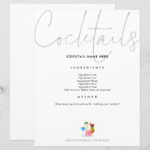 Cocktail Rezept für Binder Page Future Frau.