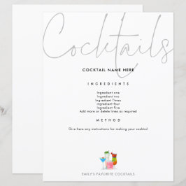 Cocktail Rezept für Binder Page Future Frau.