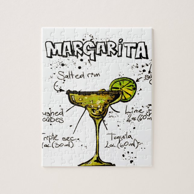 Cocktail-Rezept Margarita (Vertikal)