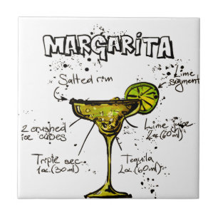 Cocktail-Rezept Margarita Fliese