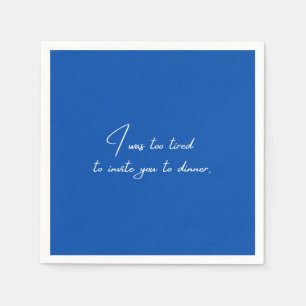 Cocktail Serviette lustiges blaues Party