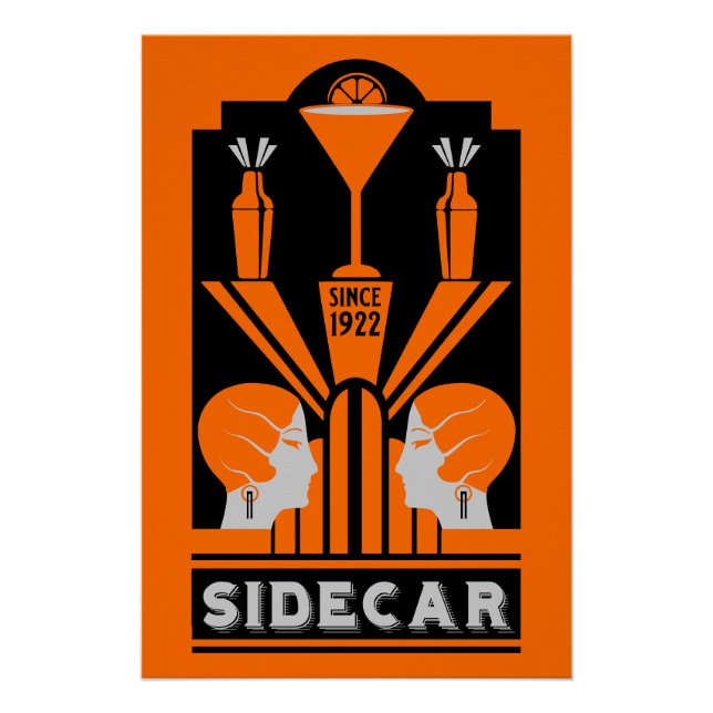 Cocktail Sidecar Art Déco (Devant)