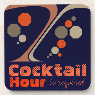 Cocktail-Stunde ist erforderliche   Untersetzer