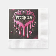 Cocktail "The Prophetess" Napkins: Kleine Deta