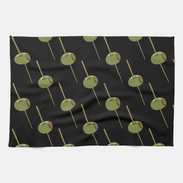 "Cocktail Time"-Bar Geschirrtuch (Horizontal)