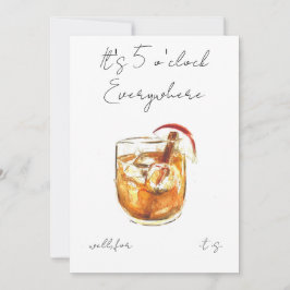 Cocktail- und Canapé-Ruhestand Einladung