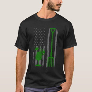 Cocktail und Gartenarbeit  - Vintage USA-amerikani T-Shirt
