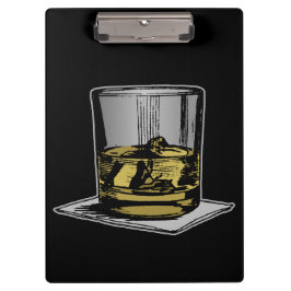 Cocktail und Napkin Design Klemmbrett