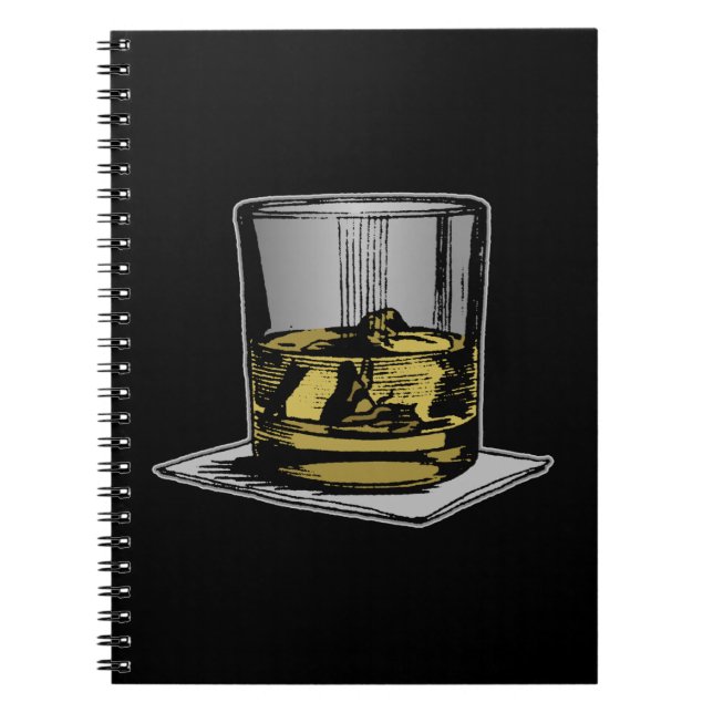 Cocktail und Napkin Design Notizblock (Vorderseite)