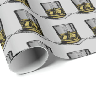 Cocktail- und Servietten-Design Geschenkpapier
