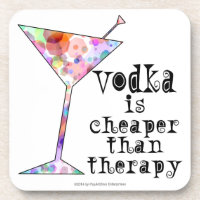COCKTAIL-UNTERSETZER-SETS, WODKA BILLIGER ALS
