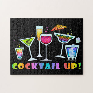 COCKTAIL UP GLASSES PUZZLES