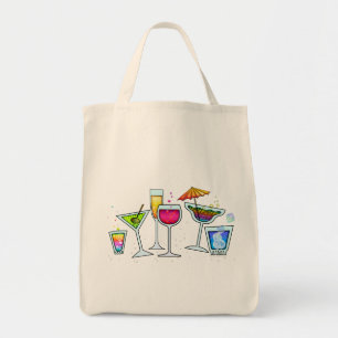 COCKTAIL VERRES ÉPICERIE ou SAC FOURRE-TOUT