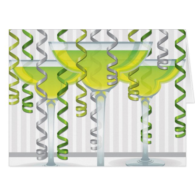 Cocktail vert et ribbon (Devant horizontal)