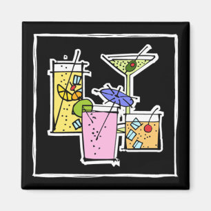 Cocktail-Vielzahl-Küchen-Magnet Magnet