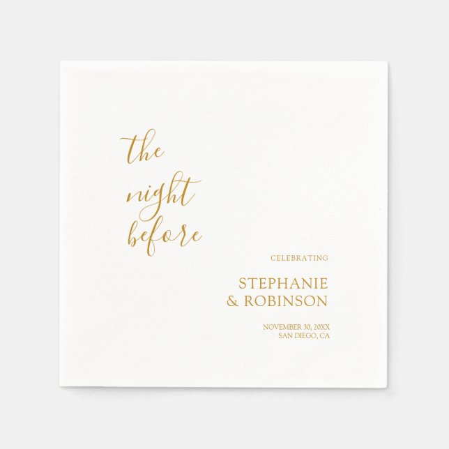 Cocktail vor der Probe Serviette (Vorderseite)