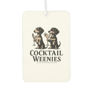 Cocktail-Würstchen Lustiger Dachshund Wiener Hund Autolufterfrischer