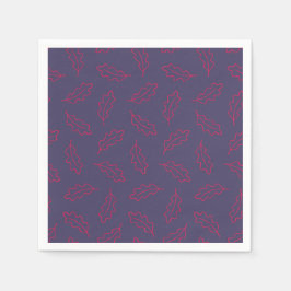 Cocktailnacken aus Herbst - Pflaume/Beere Serviette