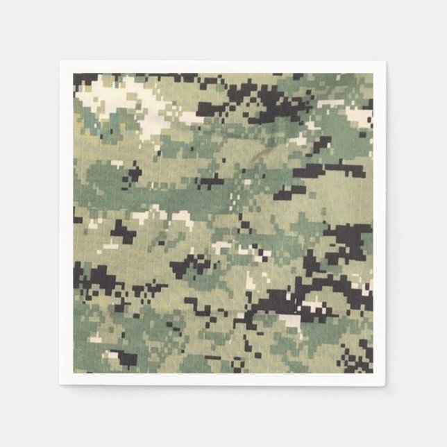 Cocktailpapier Napf Marine Typ III Digital Serviette (Vorderseite)