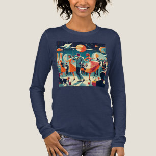Cocktailparty im Mid-Century Space Age Stil Tri-Blend Shirt