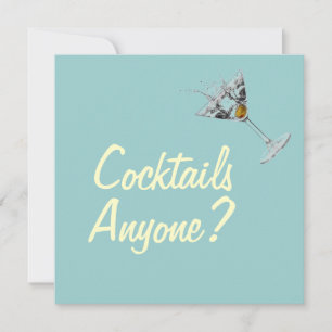 Cocktails Alle Mod-Einladungen Einladung