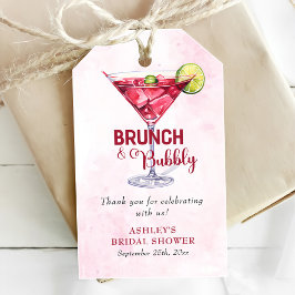 Cocktails Brunch & Brautparty Geschenkanhänger