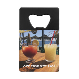 Cocktails by the Sea Custom Text
