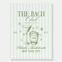 Cocktails Club Junggeselinnen-Abschied Green