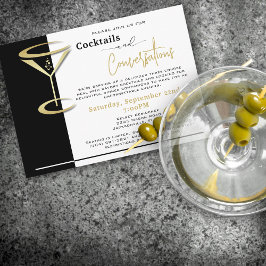 Cocktails & Conversations Dîner Invitation