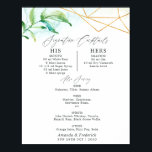 Cocktails für Wasserfarben, geometrische Kristalle Poster<br><div class="desc">Trendy Hochzeitscocktails Poster mit goldenem geometrischem Rahmen,  um schnell und einfach auf Ihre Event-Besonderheiten angepasst werden.</div>