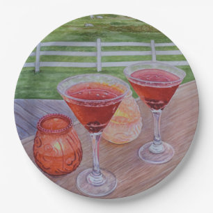 Cocktails im Mission Ranch Pappteller