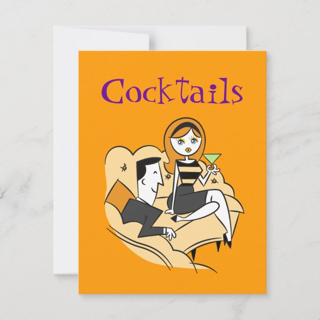 Cocktails / Invitation de fête par SRF (Devant)