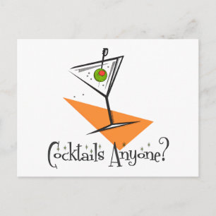 Cocktails irgendjemand? postkarte