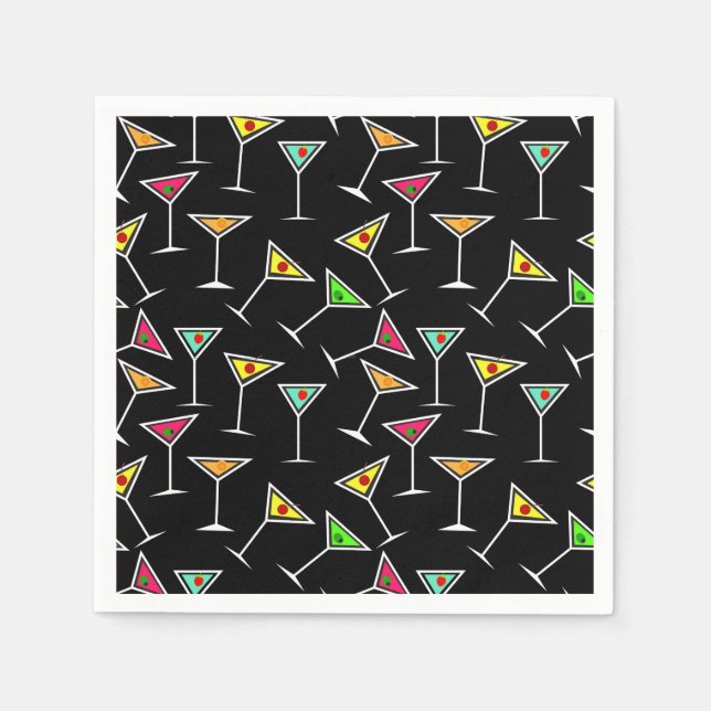 Cocktails irgendjemand? serviette (Vorderseite)