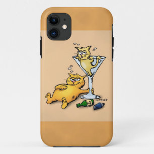 Cocktails & Kittens Gold Cartoon iPhone 5 Fall Case-Mate iPhone Hülle