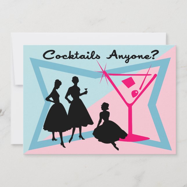 Cocktails n'importe qui ? Invitation (Devant)