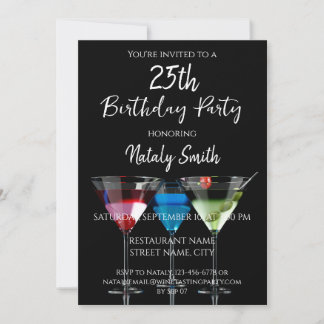 Cocktails Party Einladung