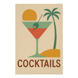 Cocktails-Plakat Poster