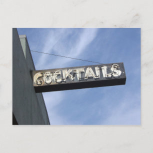 Cocktails Postkarte