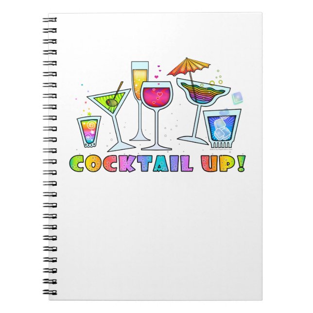 COCKTAILS VERRES HAUT CARNET (Devant)