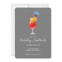 Cocktails Weihnachts-Party trinken