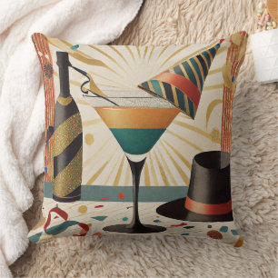 Cocktailstunde aus dem Mittelalter - Silvester Kissen