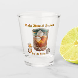 Cocktailstunde machen mich zu einem Schotten auf d Schnapsglas