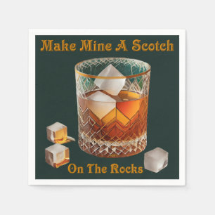 Cocktailstunde machen mich zu einem Schotten auf d Serviette