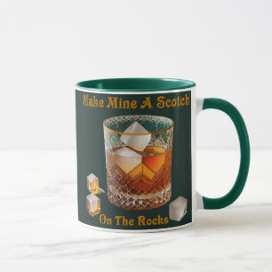 Cocktailstunde Machen Sie Meinen Zu Einem Scotch O Tasse