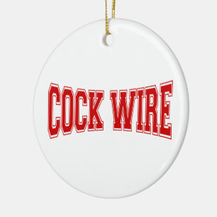 COCKWIRE KERAMIKORNAMENT
