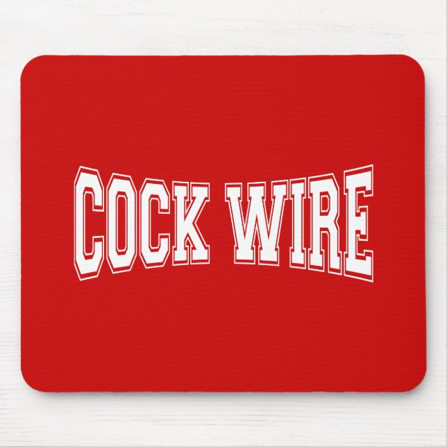 COCKWIRE MOUSEPAD (Vorne)