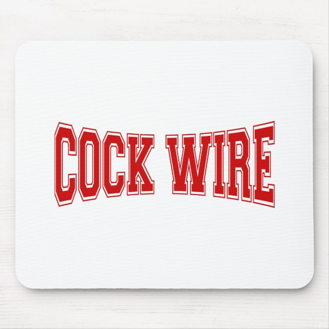COCKWIRE MOUSEPAD (Vorne)